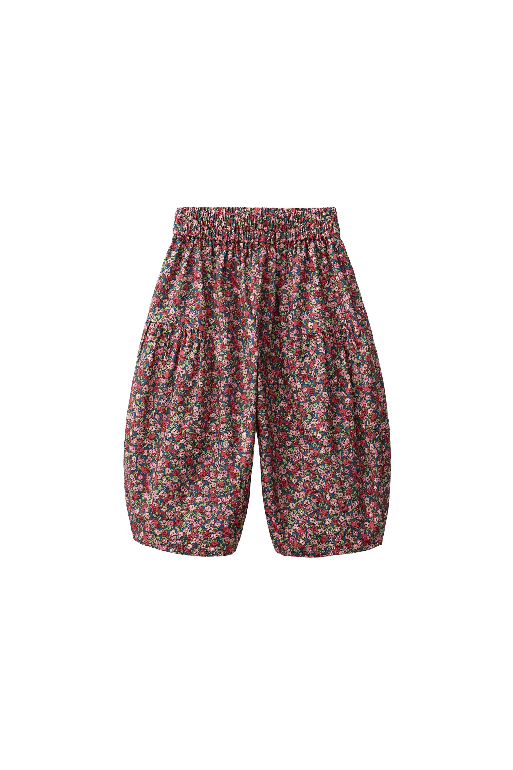 FLORAL PRINT BLOOMER PANTS MADE WITH LIBERTY FABRIC